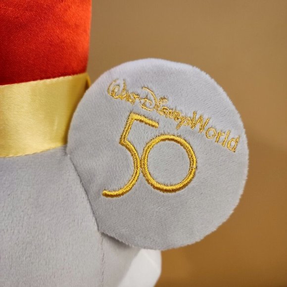 Disney Mickey Mouse Main Attraction Plush Dumbo The Flying Elephant WDW 50th - Picture 6 of 11